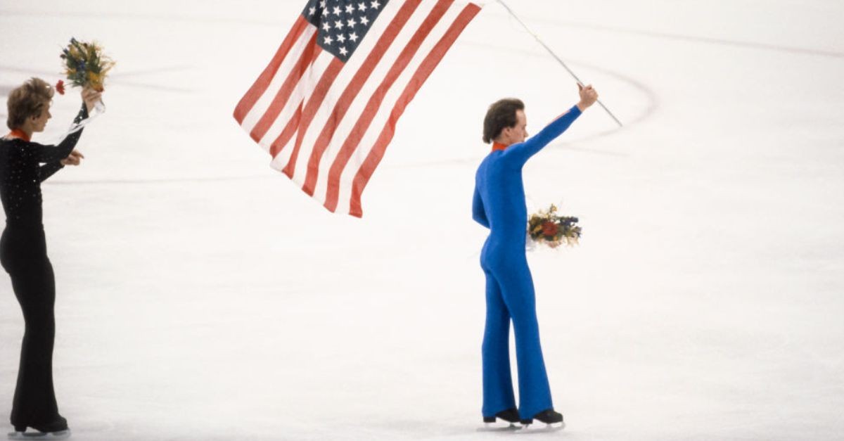 US Olympic Figure Skater Scott Hamilton