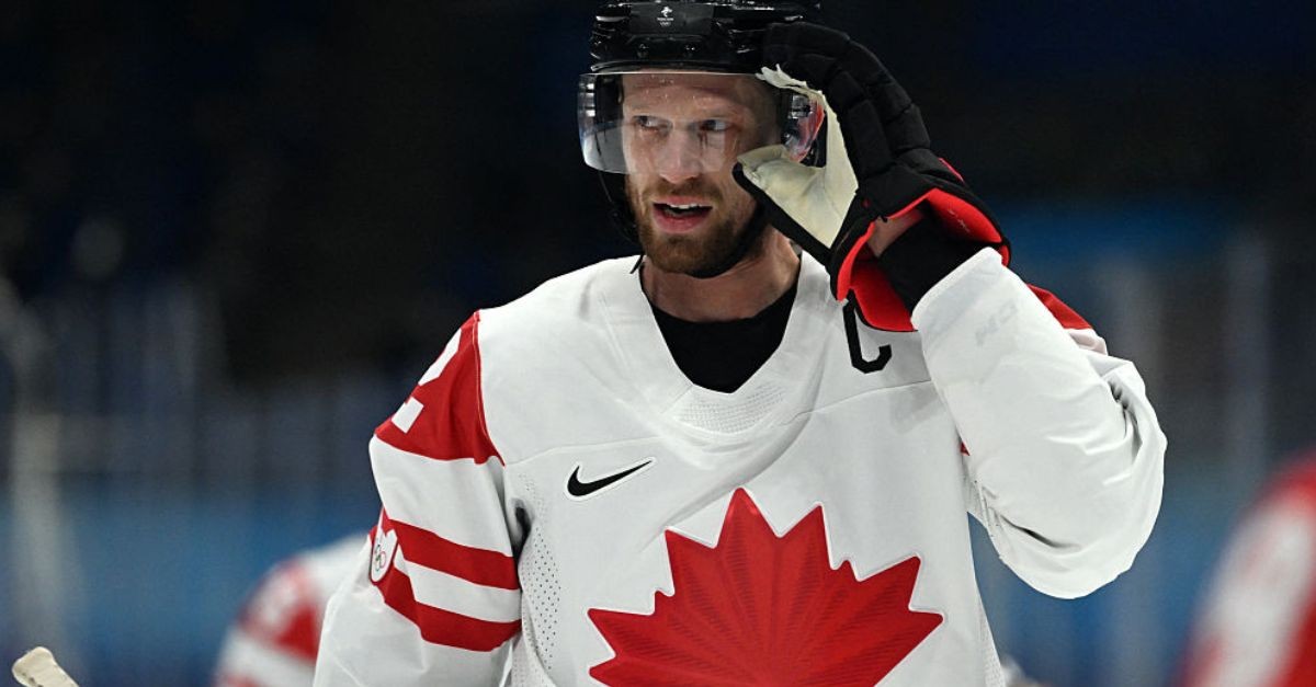Canadian Olympic Hockey Player Eric Staal