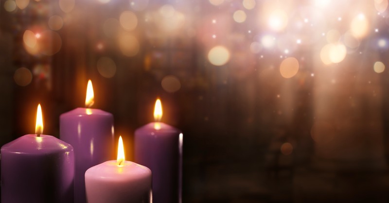 Purple Candles for Advent