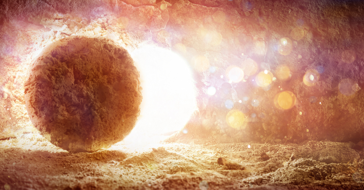 Empty Tomb at Sunrise; nonbelievers question if Good Friday is more important than Easter Sunday.