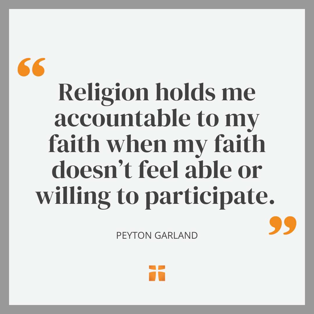 Quote from an article about whether we can follow Jesus and reject religion